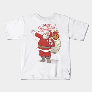 Merry Christmas Santa Kids T-Shirt